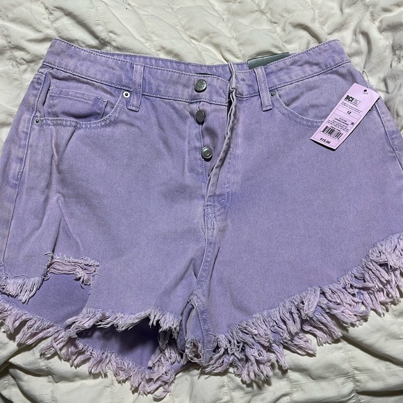 Wild Fable | Purple Jean Shorts - Picture 1 of 5